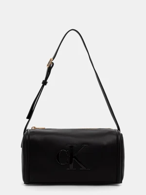 Calvin Klein torebka damska z imitacji skóry czarny