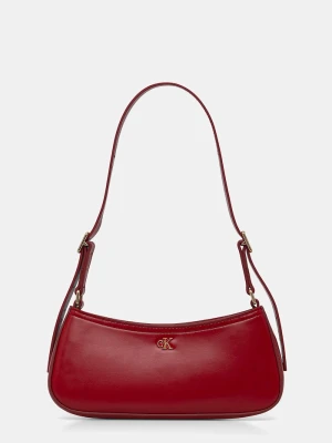 Calvin Klein torebka damska z imitacji skóry czerwony