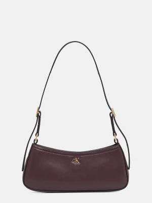 Calvin Klein torebka damska z imitacji skóry fioletowy