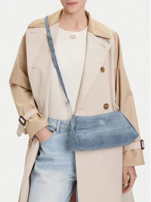Calvin Klein Torebka Denim Layla Shoulder Bag Sm LV04F3222G Niebieski