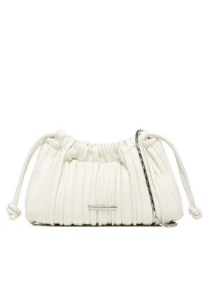 Calvin Klein Torebka Drawstring Plisse Conv Mini Cb P LV04F3077G Biały
