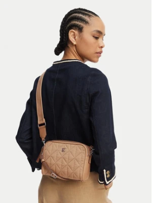 Calvin Klein Torebka Emblem Aop Jacquard Bucket LV04F3648G Beżowy