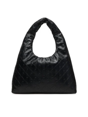 Calvin Klein Torebka Emblem Aop Puffer Lg Shoulder Ba LV04F3199G Czarny