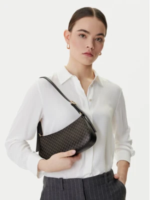 Calvin Klein Torebka Emblem Aop Small Shoulder Bag LV04F3324G Czarny