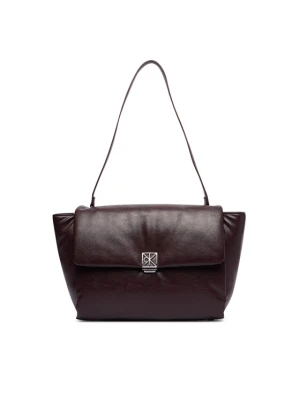 Calvin Klein Torebka Emblem Hw Padded Satchel LV04F3615G Bordowy
