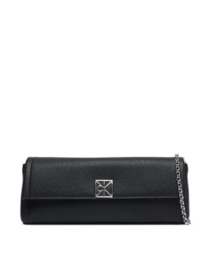 Calvin Klein Torebka Emblem Hw Pebble Clutch LV04F3740G Czarny