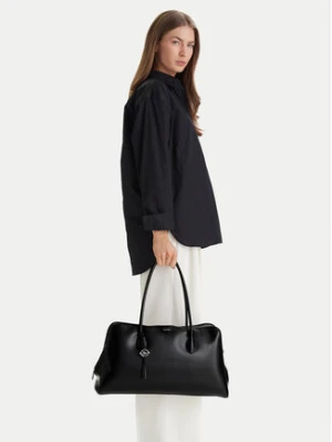 Calvin Klein Torebka Emblem Trio Large Work Bag LV04F3368G Czarny