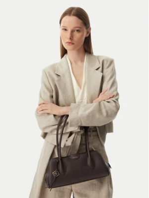 Calvin Klein Torebka Emblem Trio Pebble LV04F3743G Brązowy
