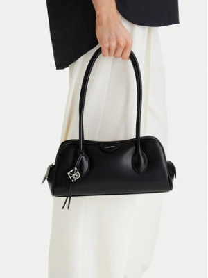 Calvin Klein Torebka Emblem Trio Shoulder Bag LV04F3369G Czarny