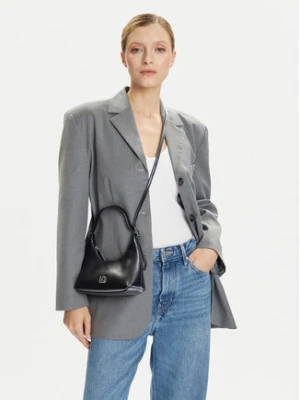 Calvin Klein Torebka Emblm Hw Lthr Mini LV04F3263G Czarny