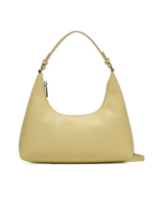 Calvin Klein Torebka Foil Logo Conv Shoulder Bag LV04F3272G Żółty