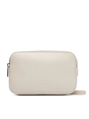 Calvin Klein Torebka Foil Logo Elongated Camera Bag LV04F3276G Kremowy