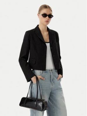 Calvin Klein Torebka Foil Logo Glossy Bauletto LV04F3638G Czarny