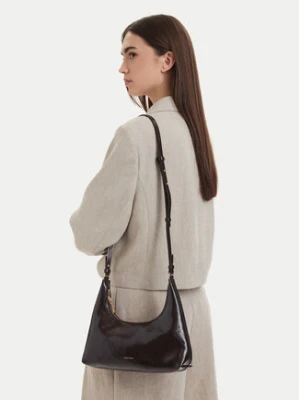 Calvin Klein Torebka Foil Logo Glossy Conv Shoulder B LV04F3737G Brązowy