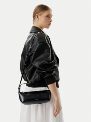 Calvin Klein Torebka Foil Logo Glossy LV04F3738G Czarny