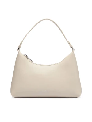 Calvin Klein Torebka Foil Logo Small Shoulder Bag LV04F3890G Kremowy