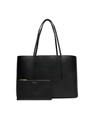Calvin Klein Torebka Foil Logo Tote W/Pouch LV04F3274G Czarny