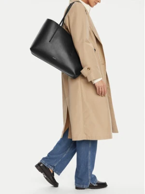 Calvin Klein Torebka Foil Logo Tote W/Pouch LV04F3274G Czarny