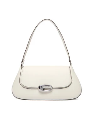 Calvin Klein Torebka Hardware Flap Shoulder Bag LV04F3146G Biały