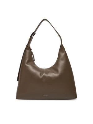Calvin Klein Torebka Hardware Strap Hobo Shoulder Bag K60K613031 Brązowy