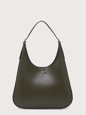 Calvin Klein torebka hobo damska z imitacji skóry zielony