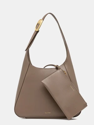 Calvin Klein torebka kolor beżowy LV04F3402G