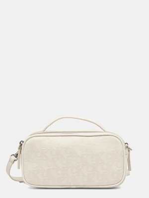 Calvin Klein torebka kolor beżowy LV04K3185G