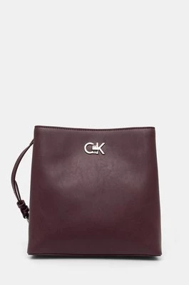 Calvin Klein torebka kolor bordowy K60K612803