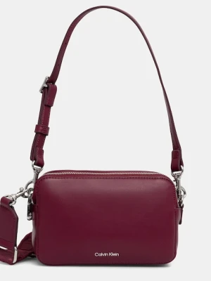 Calvin Klein torebka kolor bordowy LV04F3165G