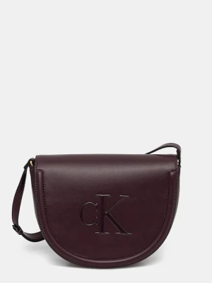 Calvin Klein torebka kolor bordowy LV04F3221G