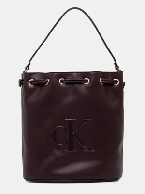 Calvin Klein torebka kolor bordowy LV04F3232G