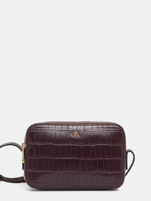 Calvin Klein torebka kolor bordowy LV04F3285G