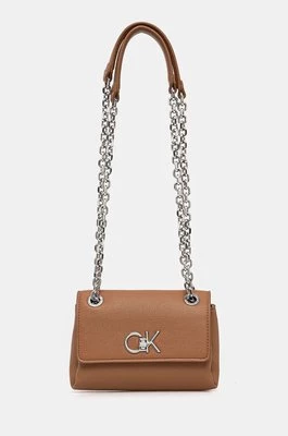 Calvin Klein torebka kolor brązowy K60K612546