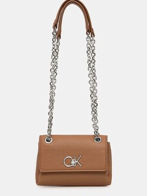 Calvin Klein torebka kolor brązowy K60K612546