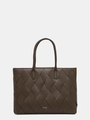 Calvin Klein torebka kolor brązowy K60K612994