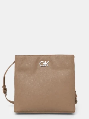 Calvin Klein torebka kolor brązowy K60K613137