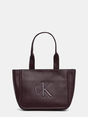 Calvin Klein torebka kolor brązowy LV04F3218G