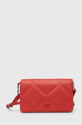 Calvin Klein torebka kolor czerwony