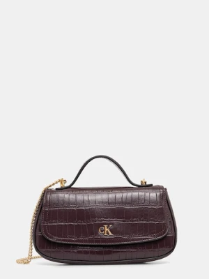 Calvin Klein torebka kolor fioletowy LV04F3287G