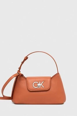 Calvin Klein torebka kolor pomarańczowy