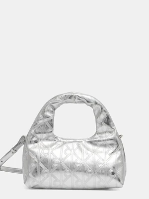 Calvin Klein torebka kolor srebrny LV04F3444G