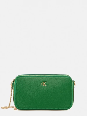 Calvin Klein torebka kolor zielony LV04K1086G