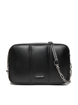 Calvin Klein Torebka Line Quilt Camera Bag K60K613076 Czarny