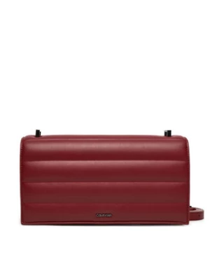 Calvin Klein Torebka Line Quilt Sm Conv Shoulder Bag K60K612639 Czerwony