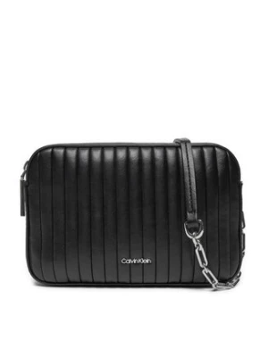 Calvin Klein Torebka Mini Line Quilt Camera Bag K60K613078 Czarny