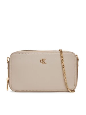 Calvin Klein Torebka Minimal Mono Camera Bag LV04K1086G Beżowy