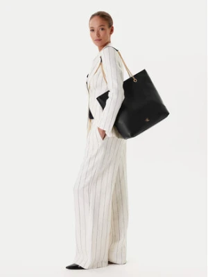 Zdjęcie produktu Calvin Klein Torebka Minimal Monogram Chain Tote LV04F3204G Czarny