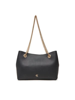 Calvin Klein Torebka Minimal Monogram Shoulder Bag Wi LV04F3205G Czarny