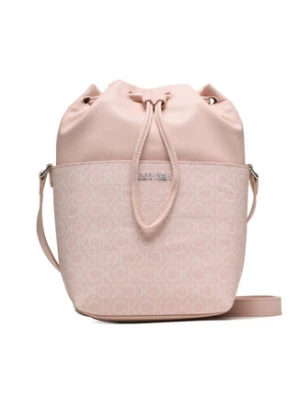 Calvin Klein Torebka Must Bucket Bag Sm Mono K60K609390 Różowy