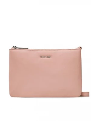 Calvin Klein Torebka Must Ew Dbl Cmpt Crossbody K60K610177 Różowy